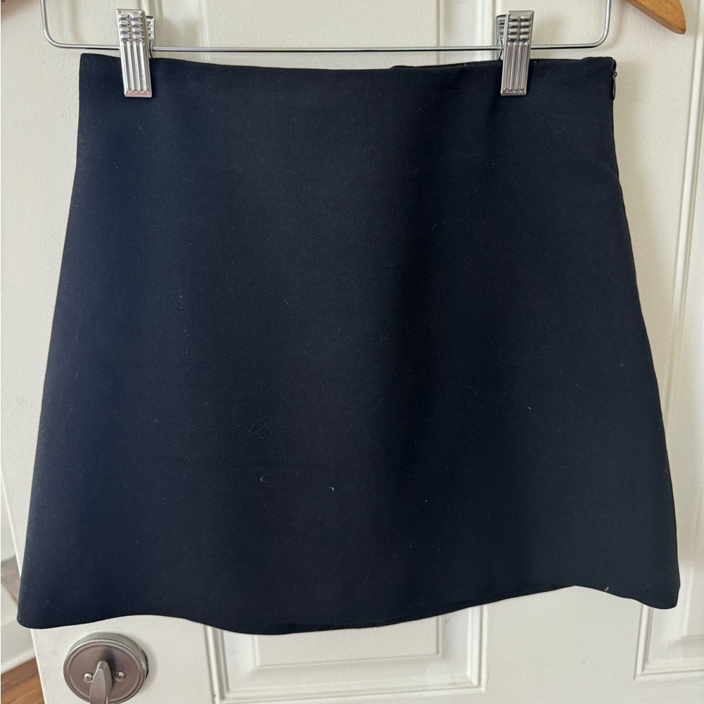 Zara black mini skirt xs